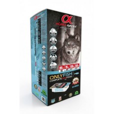 Alpha Spirit Wild Fish напіввологий гіпоалергенний корм для собак з риби 9 кг (45 х 200г)