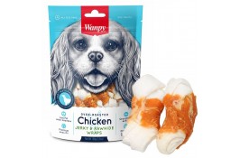 Wanpy Chicken Jerky & Rawhide Wraps лакомство для собак с курицей 100 г