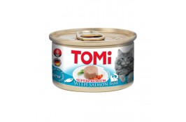 TOMI SALMON мусс с атлантическим лососем для котов 85г*12шт