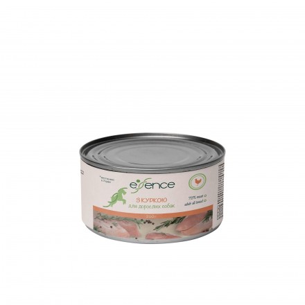 Essence Паштет із куркою для дорослих собак 200 г