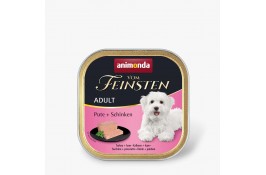 Animonda Vom Feinsten Adult Turkey + Ham влажный корм с индейкой и ветчиной для собак 150 г