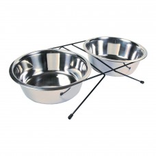 Trixie Eat on Feet стойка с 2 мисками для собак низкая 2 шт. 2,8 л/24 см