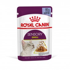 ROYAL CANIN SENSORY SMELL вологий корм для дорослих котів в желе 85г*12шт