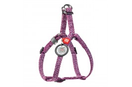 Collar WAUDOG Re-cotton шлея для котів і малих собак з QR-паспортом (фіолетова) XS