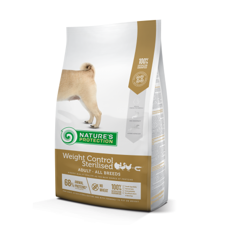 Nature's Protection Weight Control Sterilised Adult All Breeds для стерилізованих собак 4 кг
