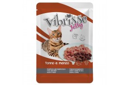 Vibrisse Jelly влажный корм для котов с тунцом и говядиной в желе 70 г