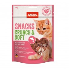 MERA SNACKS Crunch & Soft Lachs лакомства для котов снеки с лососем 200 г