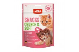 MERA SNACKS Crunch & Soft Lachs лакомства для котов снеки с лососем 200 г