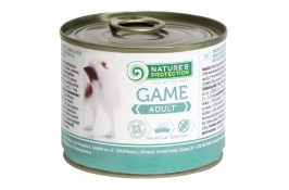Nature's Protection Adult Game влажный корм для собак всех пород с дичью 200 г* 6шт.