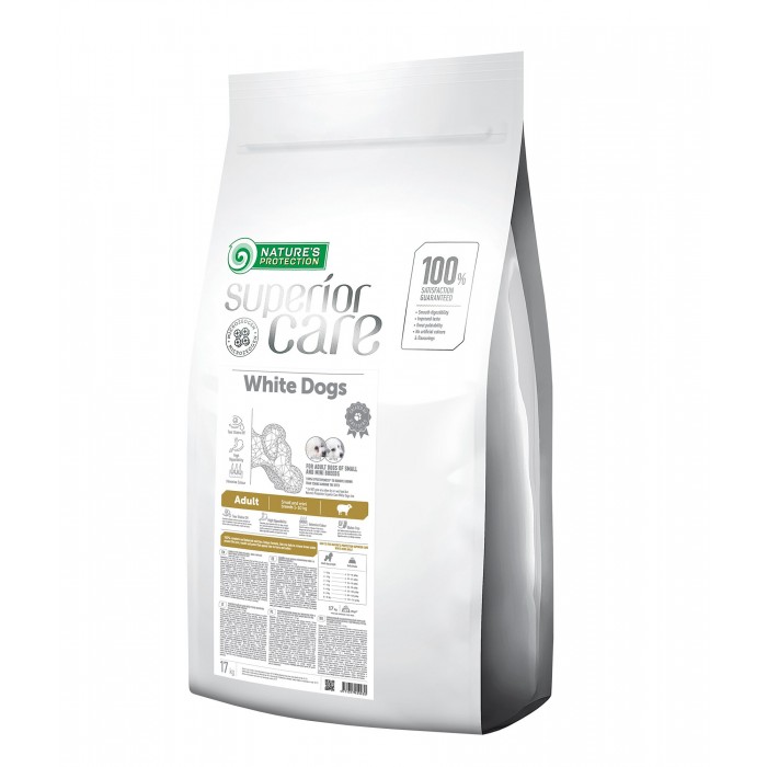 Nature's Protection Superior Care White Dogs Adult Small and Mini Breeds 17 кг