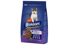 Brekkies Cat Sterilized сухой корм для взрослых стерилизованных котов с курицей 3 кг