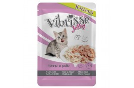 Vibrisse Jelly влажный корм для котят с тунцом и курицей в желе 70 г