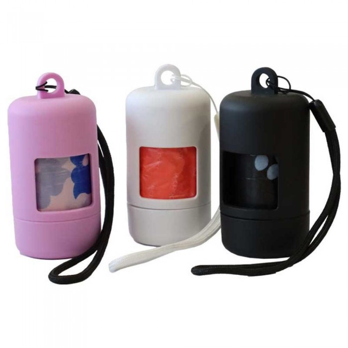 Croci Jar Dog контейнер с пакетами для уборки за собаками 7,5х4 cм