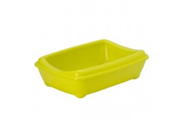 Moderna Mini туалет для котят с бортиком (лимонный) 42х31х13 см