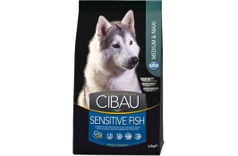 Farmina Cibau Sensitive Adult cухой корм для средних и больших собак с чувствительным пищеварением с рыбой 2,5 кг