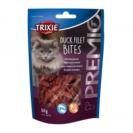 Trixie PREMIO Duck Filet Bites лакомство для котов с филе утки 50гр