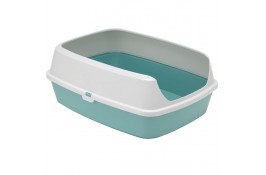 Moderna Maryloo туалет с бортиком для кошек (акварель) 50х38х16 см