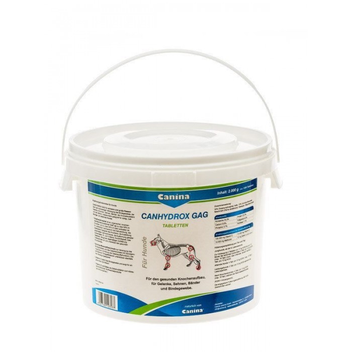 Canina Petvital Canhydrox GAG витамины для суставов собак крупных пород 2000 г/1200 таб.