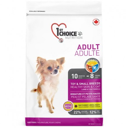 1st Choice Adult Toy & Small Lamb & Fish сухий корм для собак малих та міні порід з ягням та рибою 0,35 кг