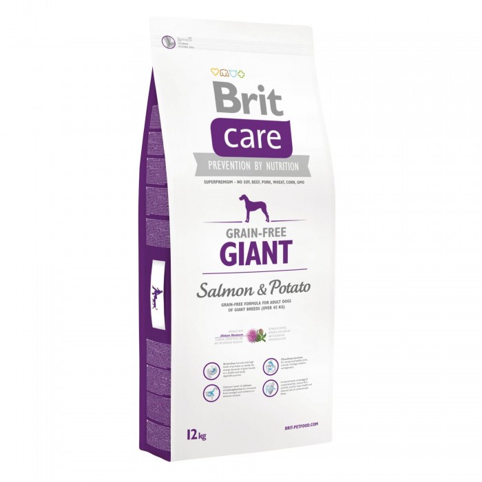 Brit  Care GF Giant Salmon and Potato 12 kg  (для собак вагою від 45 кг)