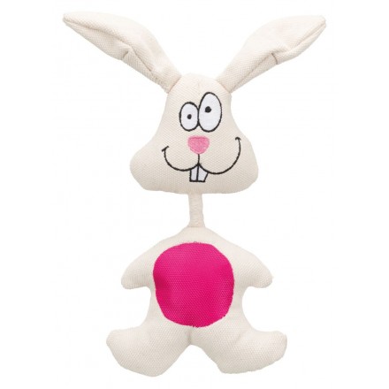Trixie игрушка для собак кролик с пищалкой 29 см
