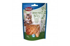 Trixie PREMIO Chicken Filet Bites лакомство для котов с куриным филе 50гр