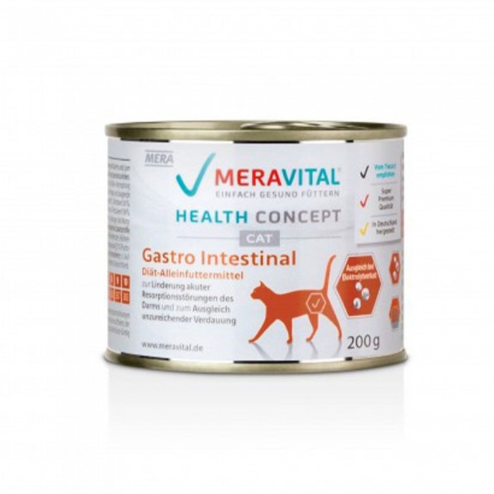 MERA MVH Gastro Intestinal влажный корм для кошек при расстройствах пищеварения 200г