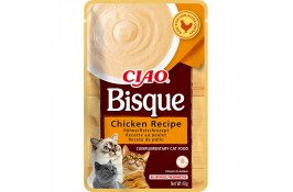 INABA CIAO Bisque влажный корм для котов пюре из курицы 40 г