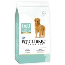 Equilibrio Veterinary Dog Obesity & Diabetic сухой корм для собак при ожирении и сахарном диабете 2кг