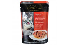 Edel Cat Шматочки з печінкою і кроликом у соусі для котів, пауч 100g