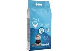 VanCat Fresh бентонитовый наполнитель для котов с ароматом свежести 5 кг