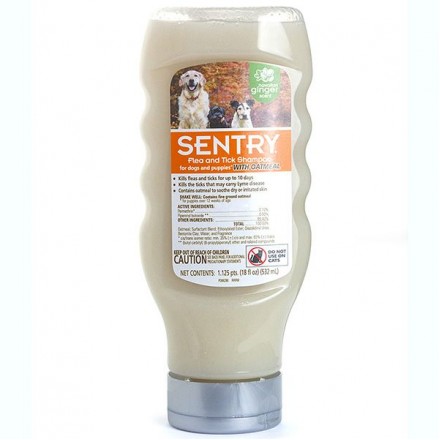 Sentry Oatmeal шампунь от блох и клещей для собак c ароматом гавайского имбиря 532 мл