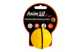 AnimAll Fun іграшка для собак "Тренувальний м'яч" (жовта) 5 см​
