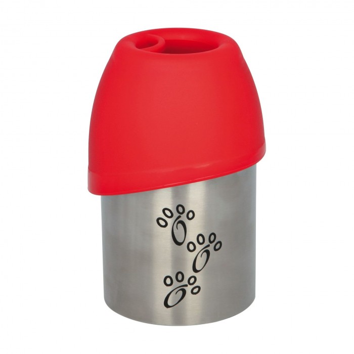 Trixie поилка дорожная для собак металическая 300 мл