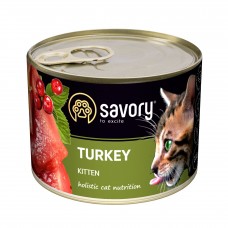 Savory Cat Can Kitten індичка 200g