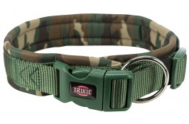 Trixie Premium ошейник для собак крупных пород с неопреновой подкладкой (камуфляж) L 49-55см/25мм