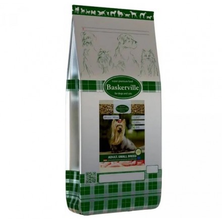 Baskerville Adult Small Breed сухой корм для собак малых пород с мясом домашней птицы 7,5 кг