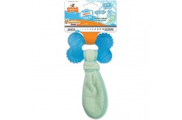 Nylabone Puppy Chew Freezer Bone with Washcloth для щенков с ароматом арахисового масла 25см