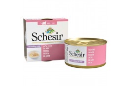 Schesir Salmon вологий корм для дорослих котів з лососем в соусі 85 г