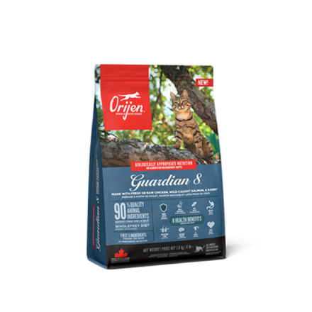 ORIJEN Cat Guardian 8 сухой корм для кошек с птицей и рыбой 0,34 кг