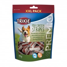 Trixie PREMIO Chicken and Pollock Stripes XXL Pack лакомство для собак палочки с курицей и лососем 300гр