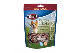 Trixie PREMIO Chicken and Pollock Stripes XXL Pack лакомство для собак палочки с курицей и лососем 300гр
