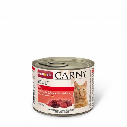 Animonda Carny Adult Beef вологий корм з яловичиною для котів 200 г