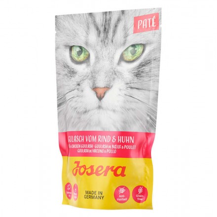 Josera Pate паштет з яловичиною та куркою для котів 85 г*16шт
