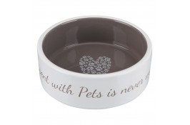 Trixie Pet's Home керамическая миска для собак и котов (кремовая/бежевая) 0,3 л/12 см
