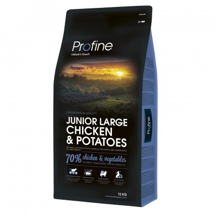 Profine Junior Large Breed сухий корм для цуценят і юніорів великих порід з куркою 15 кг