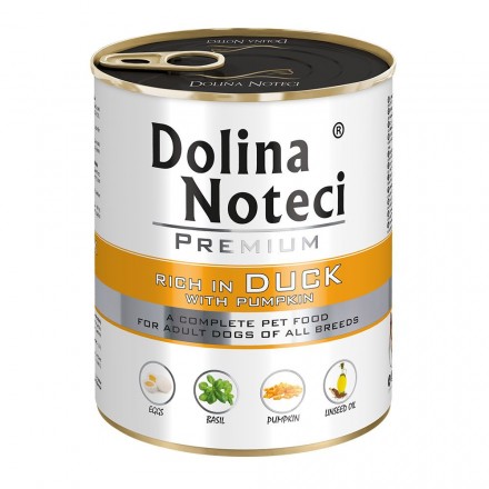 Dolina Noteci Premium вологий корм для собак з качкою та гарбузом 800 г