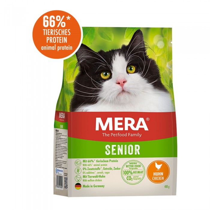 Mera Cats Senior Сhicken (Huhn) сухий корм для котів похилого віку з куркою 0,4 кг