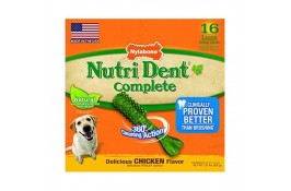 Nylabone Nutri Dent Chicken Large лакомство со вкусом курицы для собак крупных пород 16шт/уп (11см)