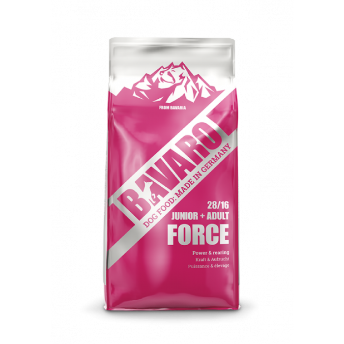 BAVARO Force сухой корм для рабочих собак с большой нагрузкой 18 кг